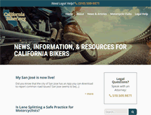 Tablet Screenshot of californiabiker.org